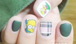 漫画指甲,漫画指甲的创意演绎